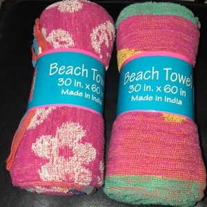 Brand new beach towels set of two